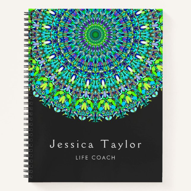 Carnet Mandala Floral Ornate (Devant)