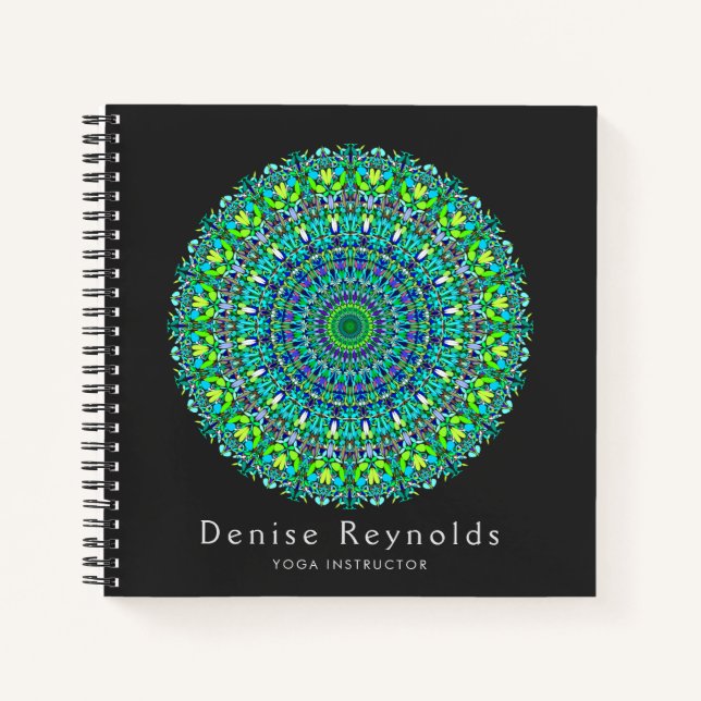 Carnet Mandala Floral Ornate (Devant)