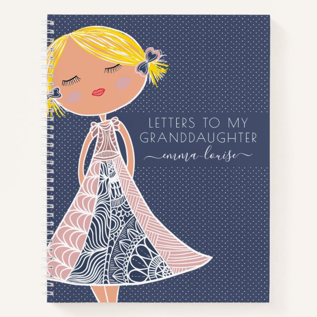 Carnet Mandala Girl Letters to My Grandgirl Memory (Devant)