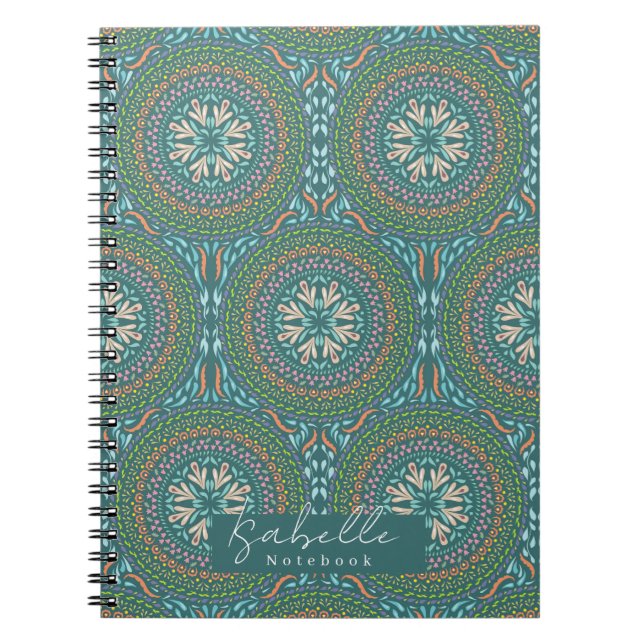Carnet Mandala Green (Devant)