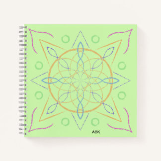 Carnet Mandala Multicolore À Main