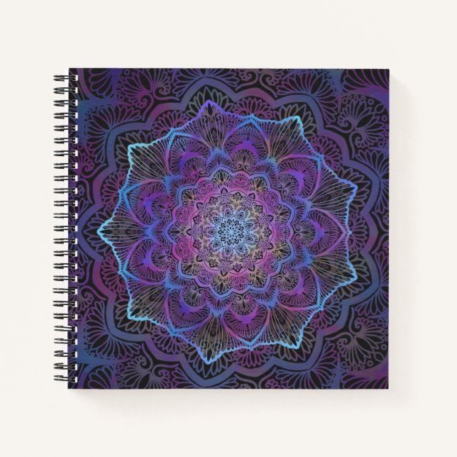 Carnet Mandala Mystic Bloom (Devant)