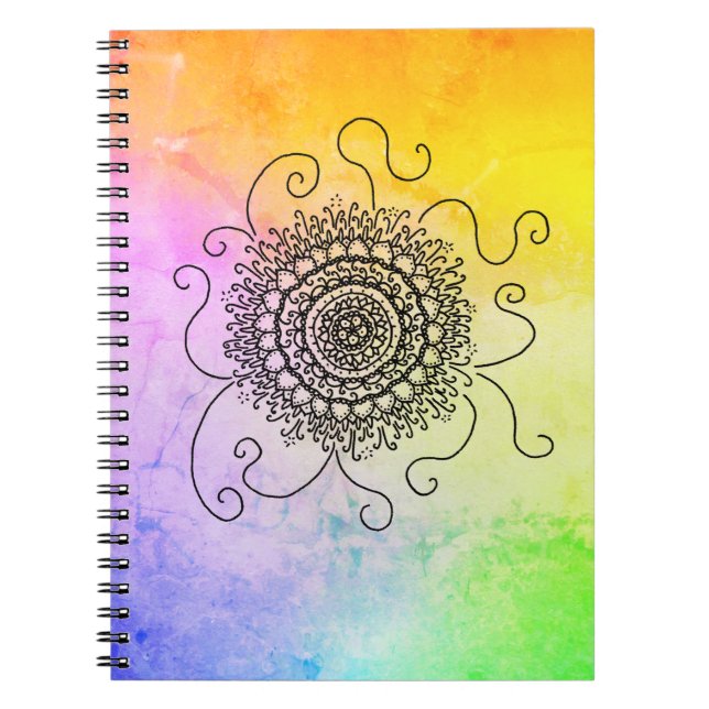 Carnet Mandala Soleil (Devant)