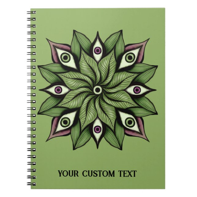 Carnet Mandala - Trippy Floral Patal (Devant)