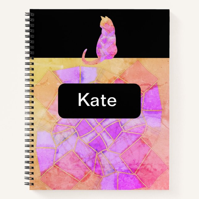 Carnet Mandala Warm Chalk Sketch (Devant)