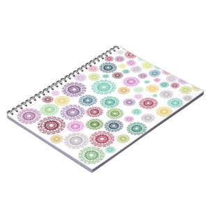 Carnet Mandalas Colorées Dans Un Triage Aléatoire