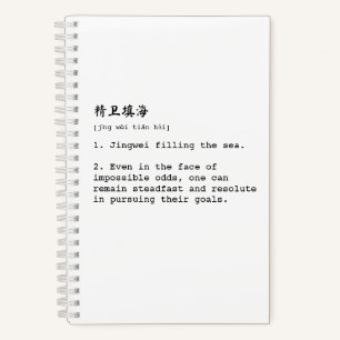 Carnet Mandarin blanc et 精 anglais 卫 填 海 Chéng YCarnet