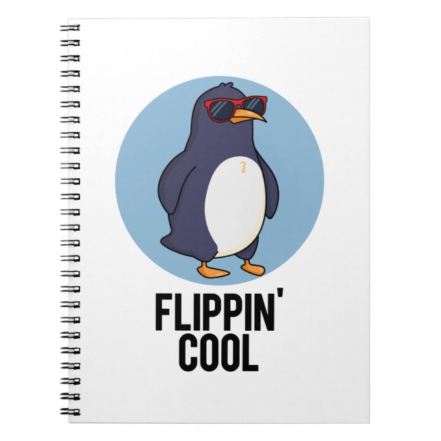 Carnet Manège de pingouin drôle et cool Pun  (Devant)