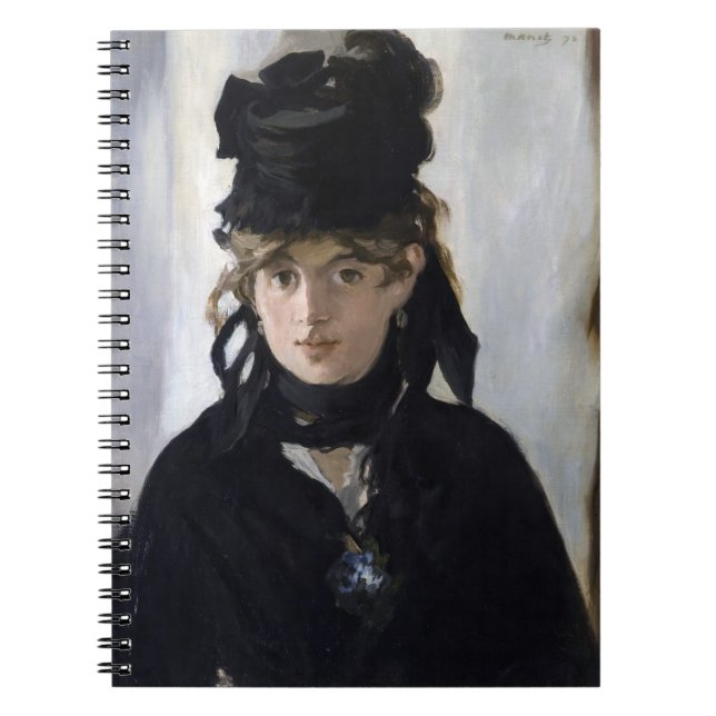 Carnet Manet - Berthe Morisot avec un bouquet de violette (Devant)
