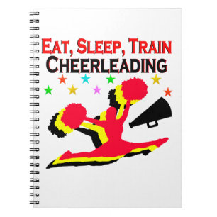 CARNET MANGER, DORMIR TRAIN CHEERLEADING RED DESIGN