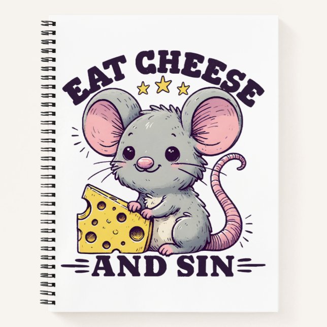 Carnet Manger du fromage et pécher (Devant)