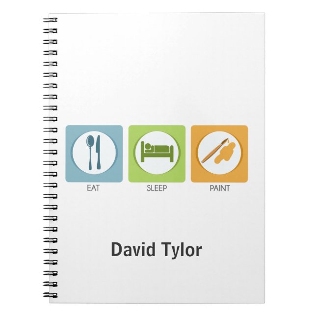 Carnet Manger Peinture de sommeil (Devant)