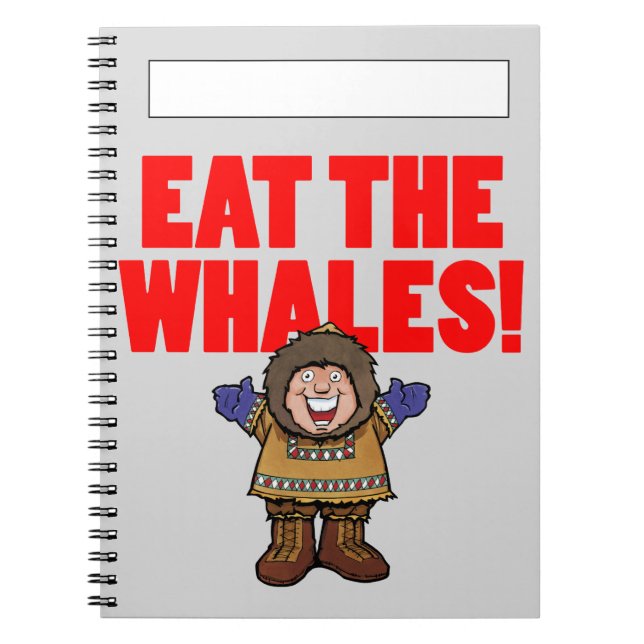 Carnet Mangez les baleines (Devant)