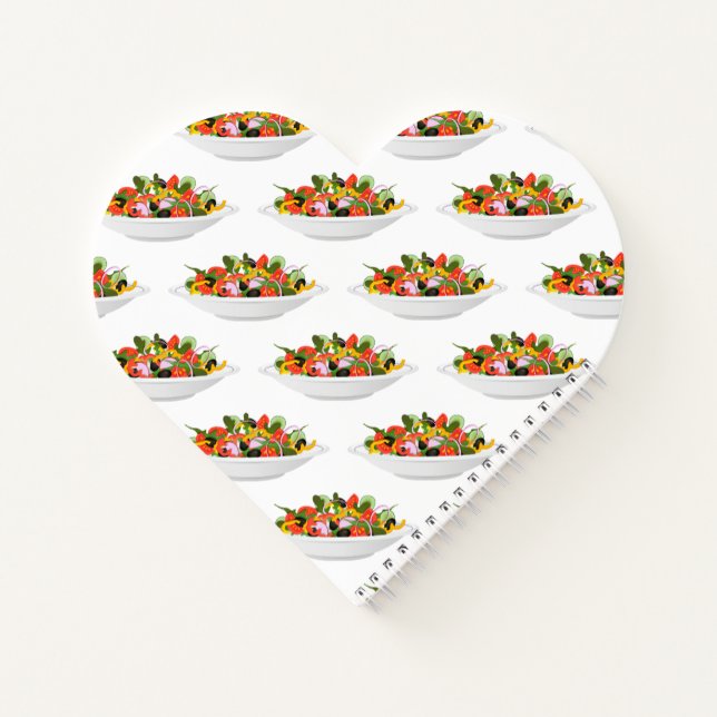 Carnet Mangez plus de plantes frais motivation salade let (Dos)