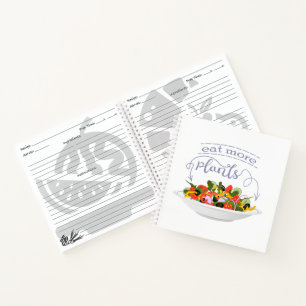 Carnet Mangez plus de plantes frais motivation salade let