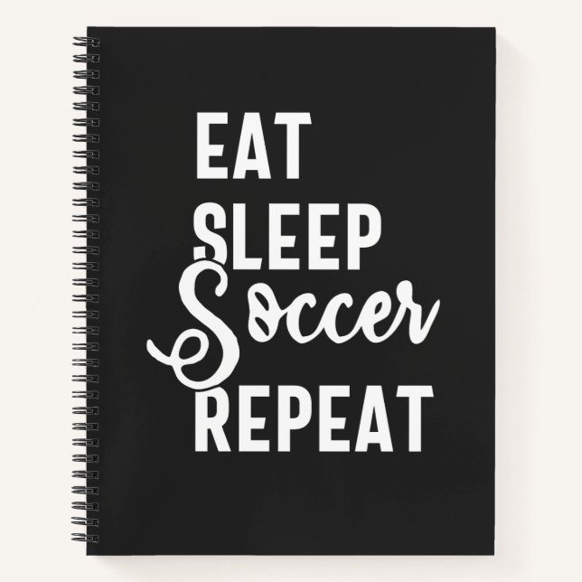 Carnet mangez sommeil soccer répéter (Devant)