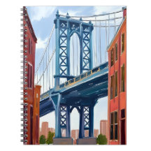 Manhattan Bridge New York City Painting