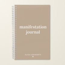 Manifestation Personnalisée Minimaliste Neutre