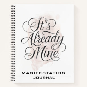 Carnet *~* Manifestation Rose Manifeste Gold Manifest AP8