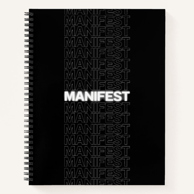 Carnet Manifeste (Devant)