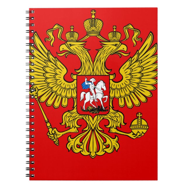 Carnet Manteau de la Russie des bras (Devant)