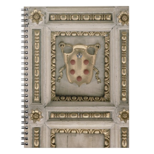 Carnet Manteau de Medici des bras, du soffite de l'église (Devant)