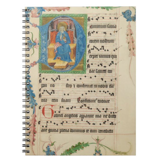 Carnet Manuscrit de Chant médiéval Grégorien (Devant)