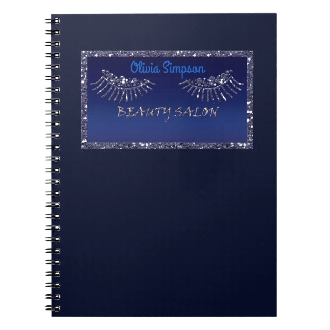 Carnet Maquillage Artiste Yeux Lashes Parties scintillant (Devant)