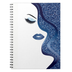 Carnet Maquillage avec effet parties scintillant