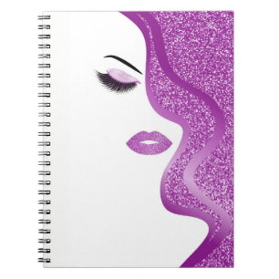 Carnet Maquillage avec effet parties scintillant