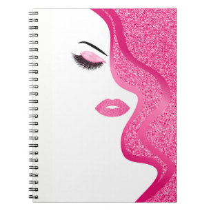 Carnet Maquillage avec effet parties scintillant