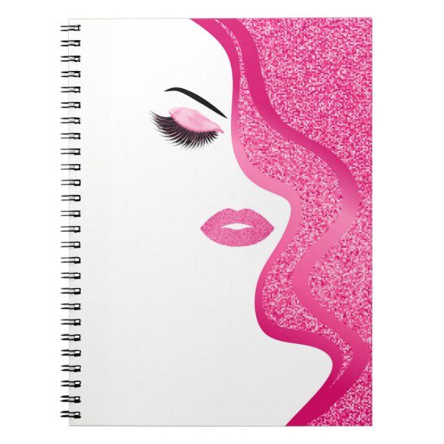 Carnet Maquillage avec effet parties scintillant (Devant)