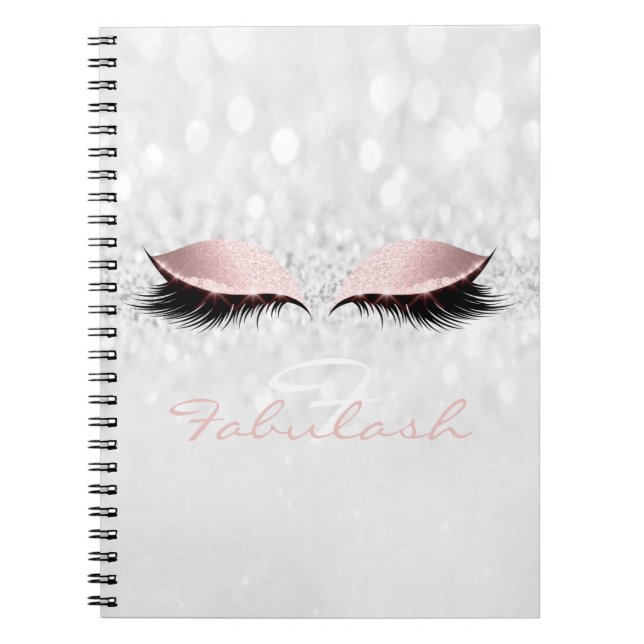 Carnet Maquillage Parties scintillant rose Fille Gris Mon (Devant)
