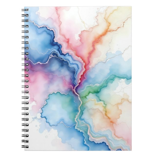 Carnet marble effect notebook (Devant)