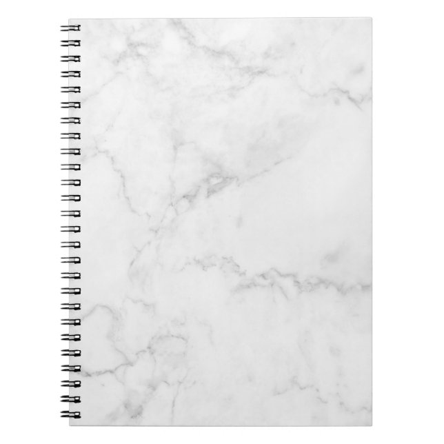 Carnet Marbre blanc (Devant)