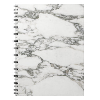 Carnet Marbre blanc