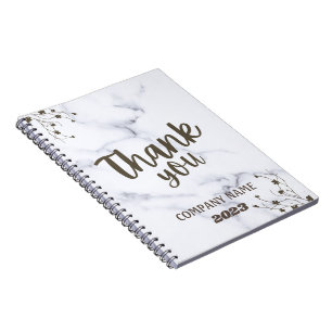 Carnet Marbre Blanc Classe et Fonctionnel