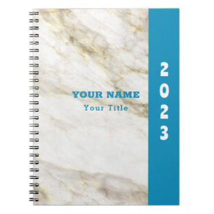 Carnet Marbre Blanc Classe et Fonctionnel
