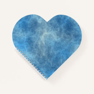 Carnet Marbre bleu Abstrait