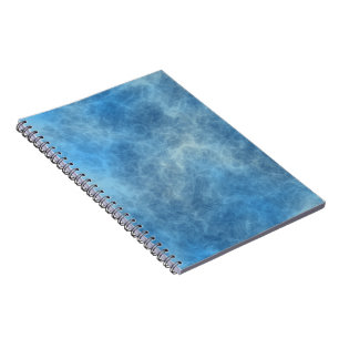 Carnet Marbre bleu Abstrait