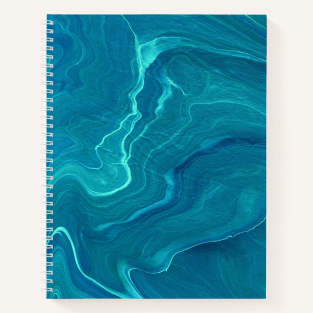Carnet Marbre de marbre vert de mer (Devant)