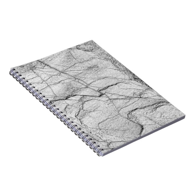 Carnet Marbre Gris Tacheté de Béton (Côté Droit)