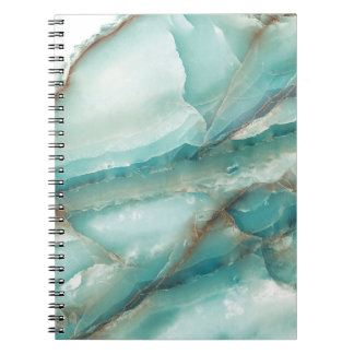 Carnet Marbre Multicolore : Onyx effet verre.