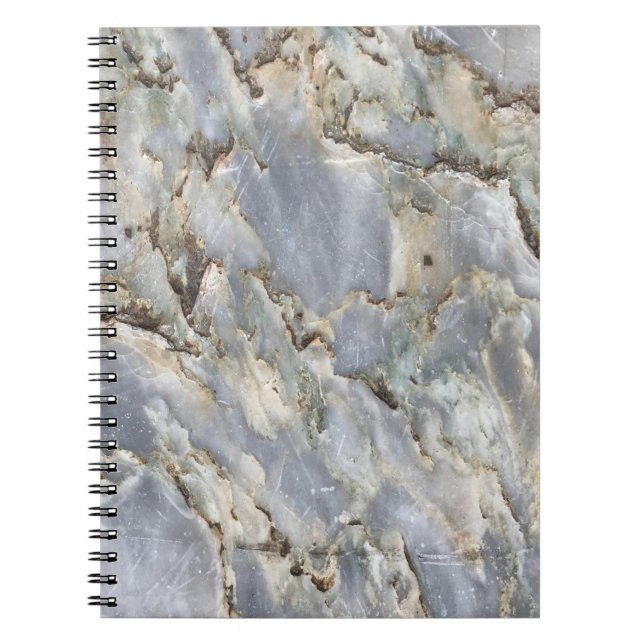 Carnet marbre naturel abstrait motif arrière-plan (Devant)
