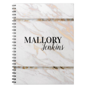 Carnet Marbre rose Iridescente