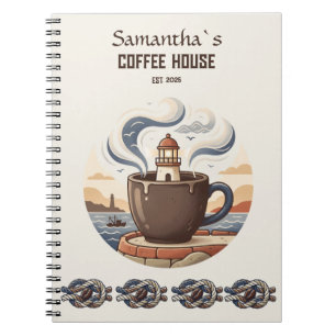 Carnet Marchandise de café côtier vintage personnalisée