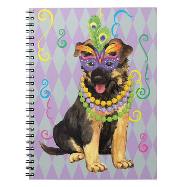 Carnet Mardi Gras berger allemand (Devant)