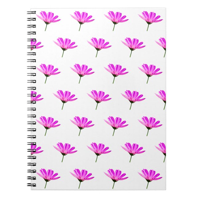 Carnet Marguerite rose   (Devant)