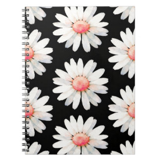 Carnet Marguerites à points rouges