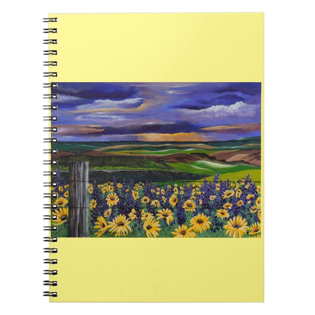 Carnet Marguerites jaunes (Devant)